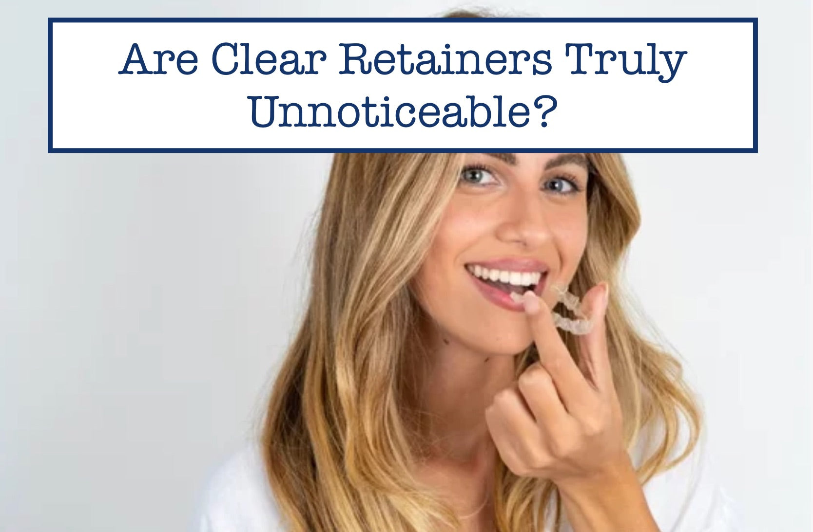 Teeth whitening instructions with clear orthodontic retainers