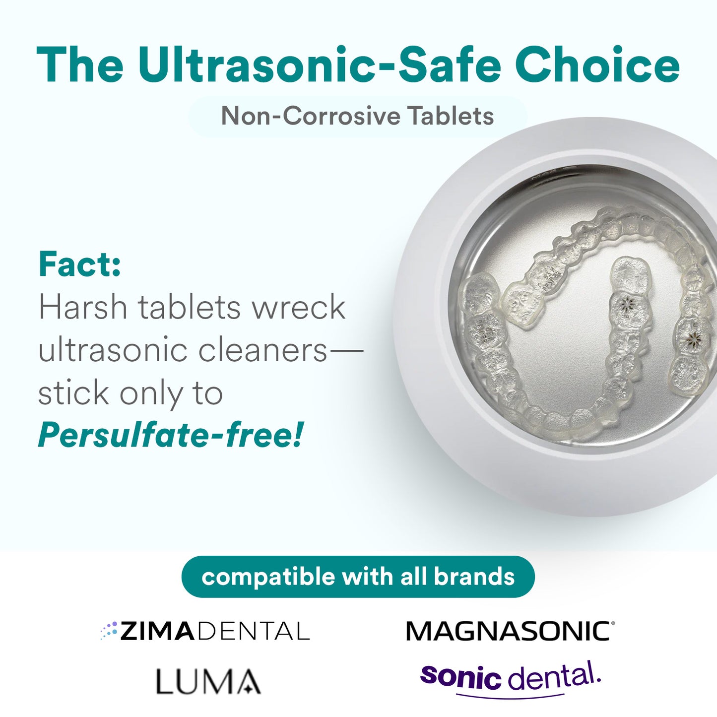 Daily Retainer & Aligner Cleaner Tablets mint scented