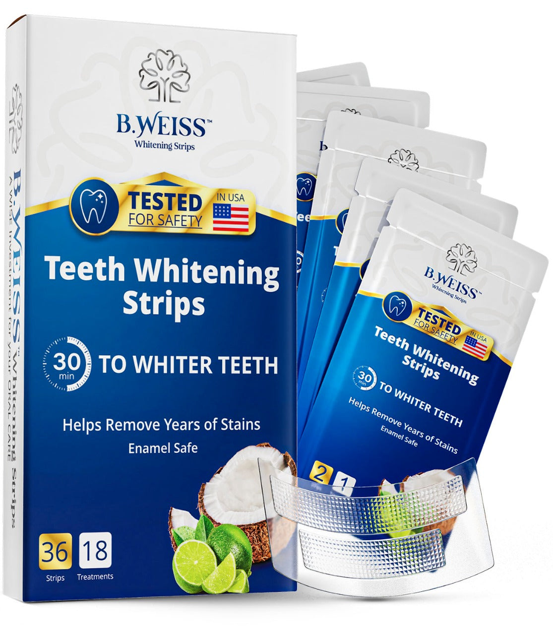 B.WEISS Whitening Strips – B.WEISS Health