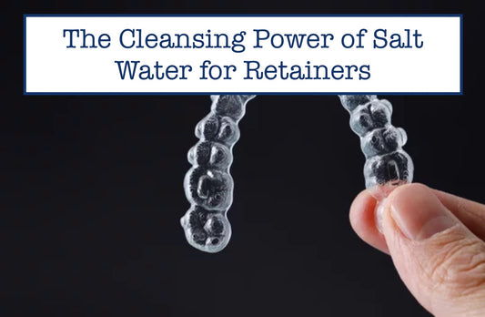 how to clean salt water using retainers