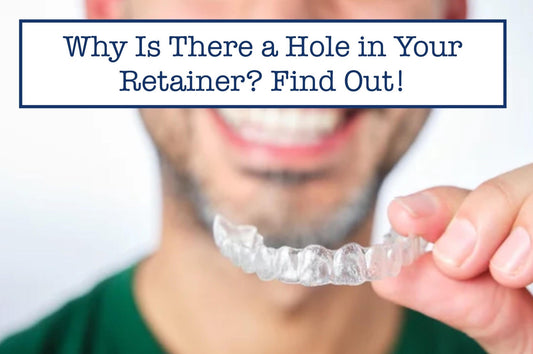 a hole in retainer