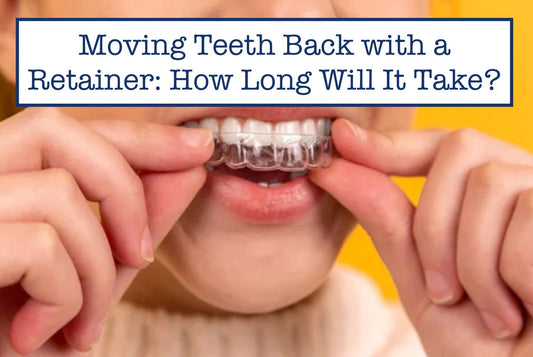 moving teeth back with a retainer