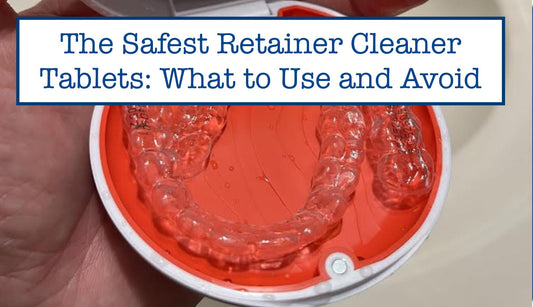 safe retainer cleaner tablet