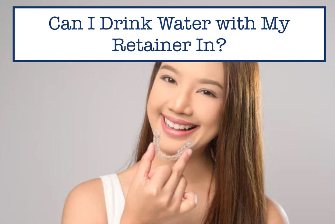 drinking water with retainers