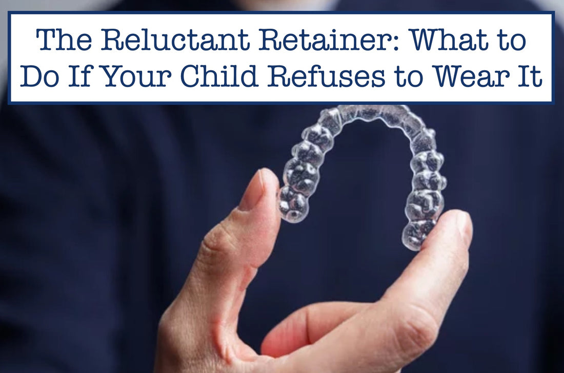 holding a plastic retainer