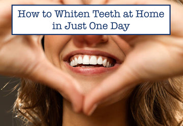 How to Whiten Teeth at Home in Just One Day