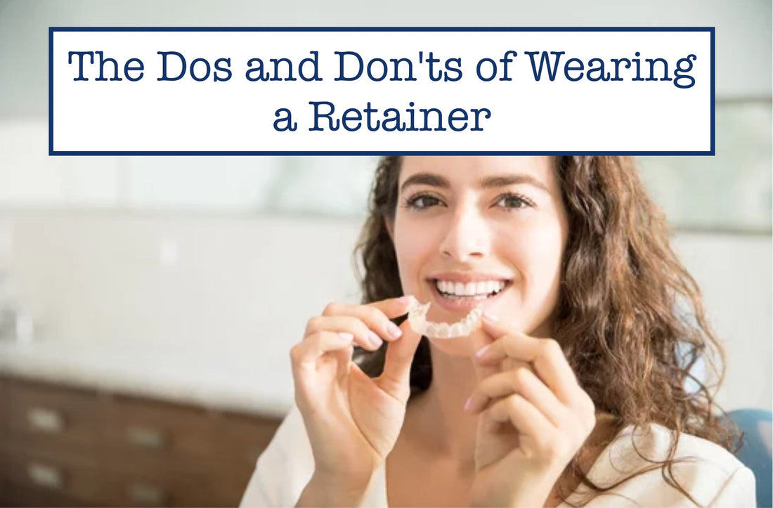 wearing a retainer