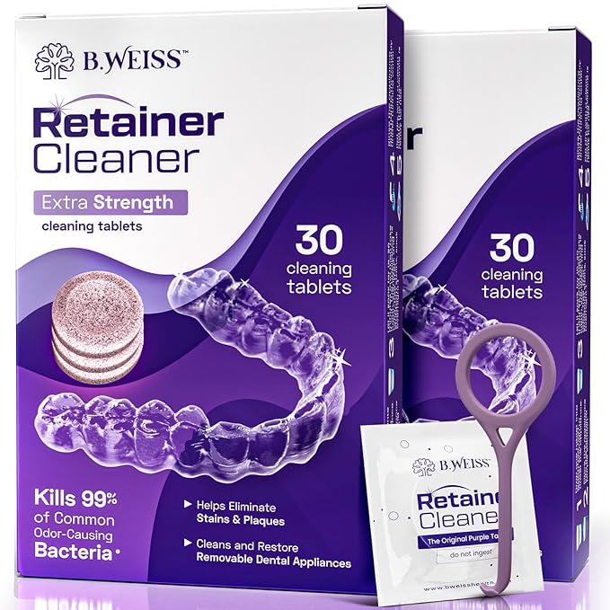 NEW Daily Retainer & Aligner Cleaner Tablets