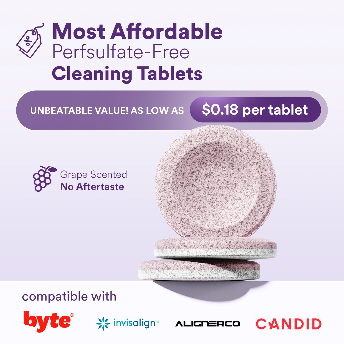 NEW Daily Retainer & Aligner Cleaner Tablets
