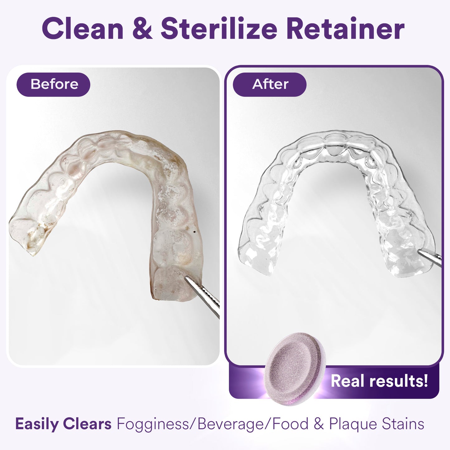 NEW Daily Retainer & Aligner Cleaner Tablets